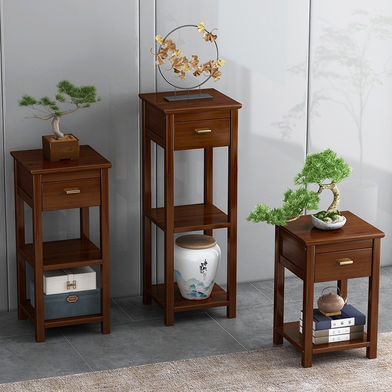 实木客厅花架子落地式阳台置物架多肉架室内装饰品摆件新中式花台,住宅家具,花架/花几,淘宝优惠券,粉丝福利购,淘宝优惠卷