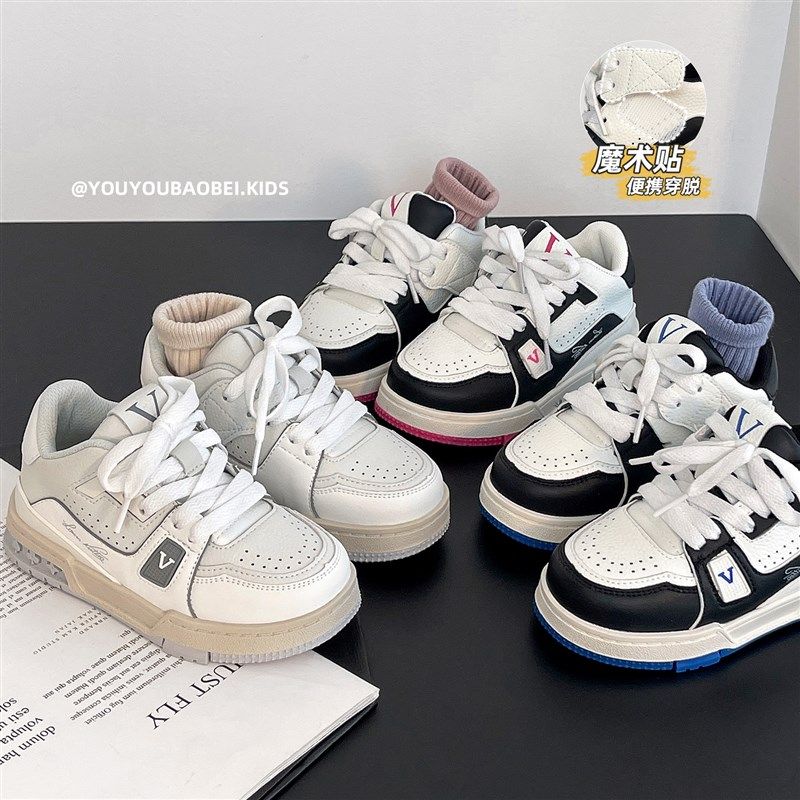儿童板鞋春季时尚运动鞋2025新款女童软底休闲鞋透气小胖丁男童鞋,童鞋/婴儿鞋/亲子鞋,运动鞋,淘宝优惠券,粉丝福利购,淘宝优惠卷