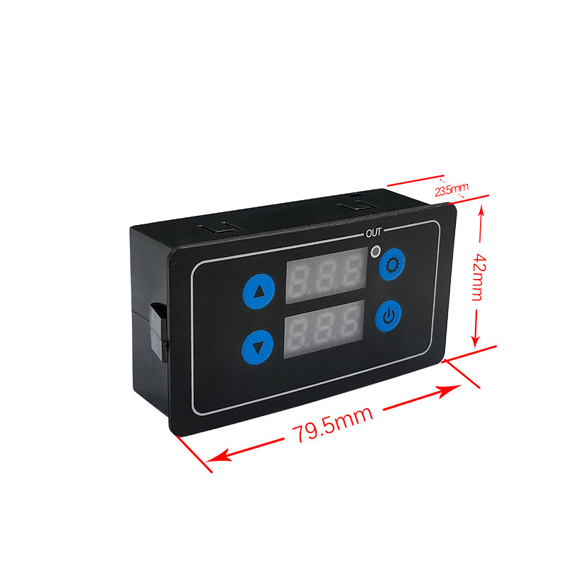 5vv2v嵌入式安装继电器模块 循环时间控制板定时开关延时电路