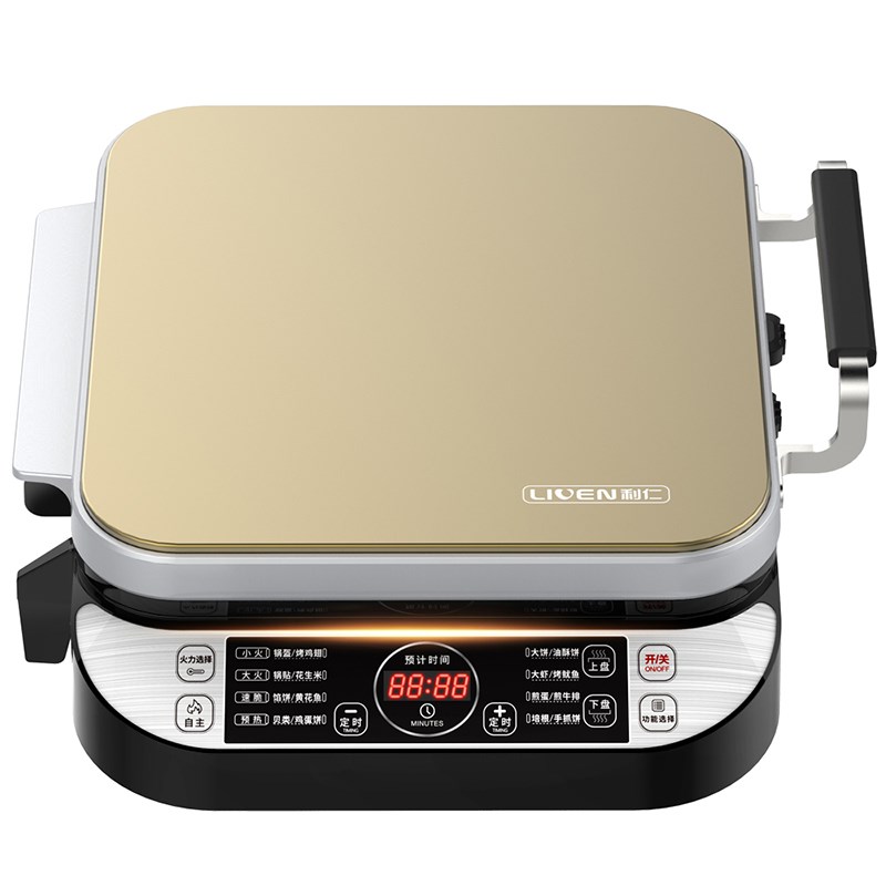利仁电饼铛FD1家用面加热可面拆洗全自动断电大口径煎烤机