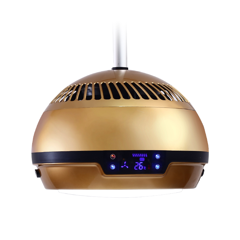 圆形棋牌室空气净化器抽烟升降吊灯吸烟馆房伸缩室内麻将机吸烟灯