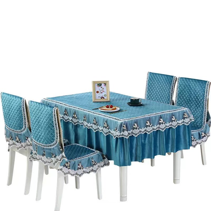 餐桌椅子罩纯色绒布连体坐垫装家用夹棉加厚桌布,居家布艺,桌布,淘宝优惠券,粉丝福利购,淘宝优惠卷