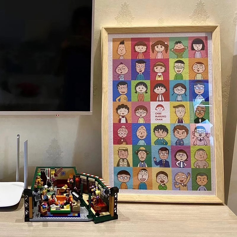 现代铝合金djp拼图框片装裱拼图框架片片专用定制