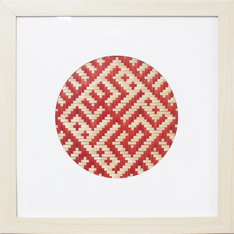 传统非遗竹编手工艺竹编字diy材料包团建沙龙活动竹编纹样教材教