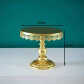 欧式 铁艺脚架黑色婚庆道具甜品台点心架架西点展示盘