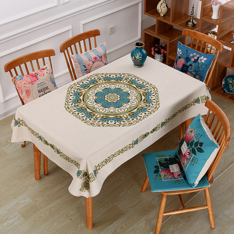 棉麻桌布布艺台布创意欧式茶几小正方形家用餐桌布长方形现代,居家布艺,桌布,淘宝优惠券,粉丝福利购,淘宝优惠卷