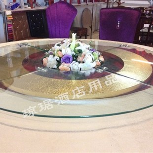 高档餐桌电动转盘自动转盘电动底座遥控旋转台电动转台调速变向