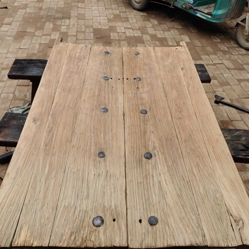 老榆木门板桌复古怀旧吧台旧木板实木风化板茶桌茶台民俗定制,住宅家具,吧台,淘宝优惠券,粉丝福利购,淘宝优惠卷