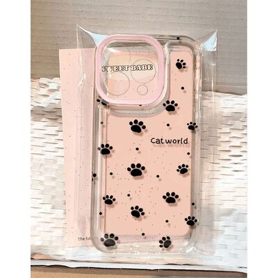 小狗爪爪适用iPhone苹果17pro手机壳时尚16/15plus/12promax/14/13/11小米vivo华为oppo保护套新款可爱外壳