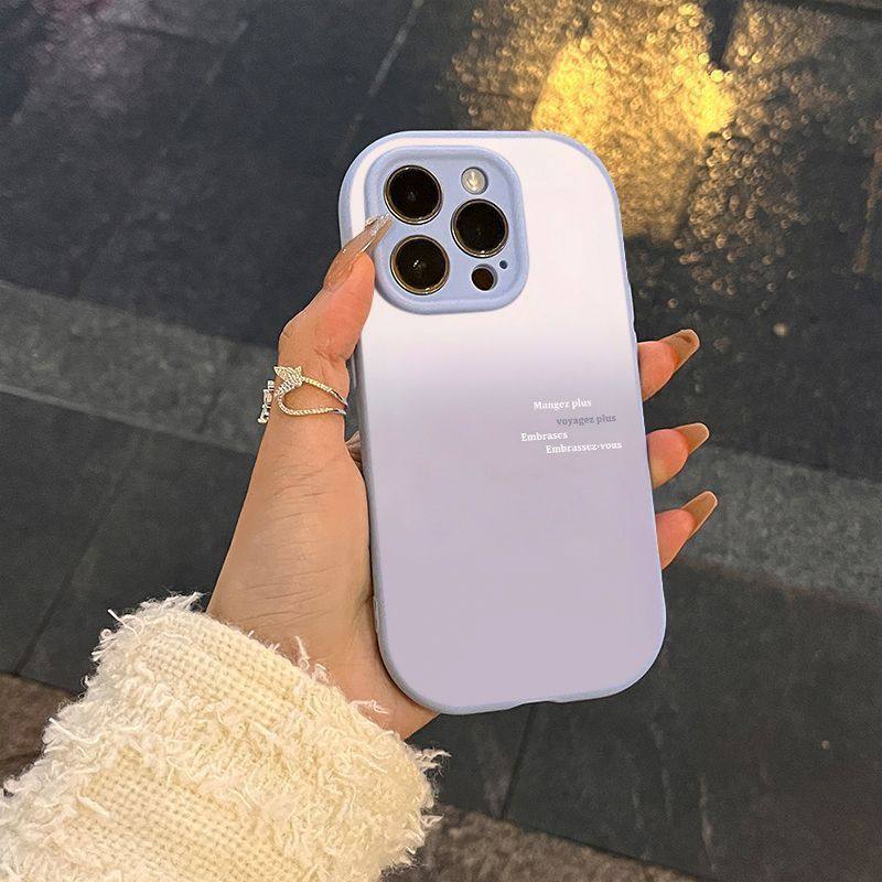 渐变紫英文适用苹果16手机壳iPhone17AIR新款14Pro创意15ProMax防摔13小众12硅胶个性78Plus男女XS全包6s软壳,3C数码配件,手机保护套/壳,淘宝优惠券,粉丝福利购,淘宝优惠卷