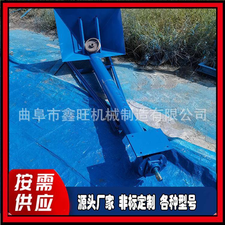 颗粒绞龙自动加料机 谷物上料机 污泥餐厨垃圾螺旋提升机