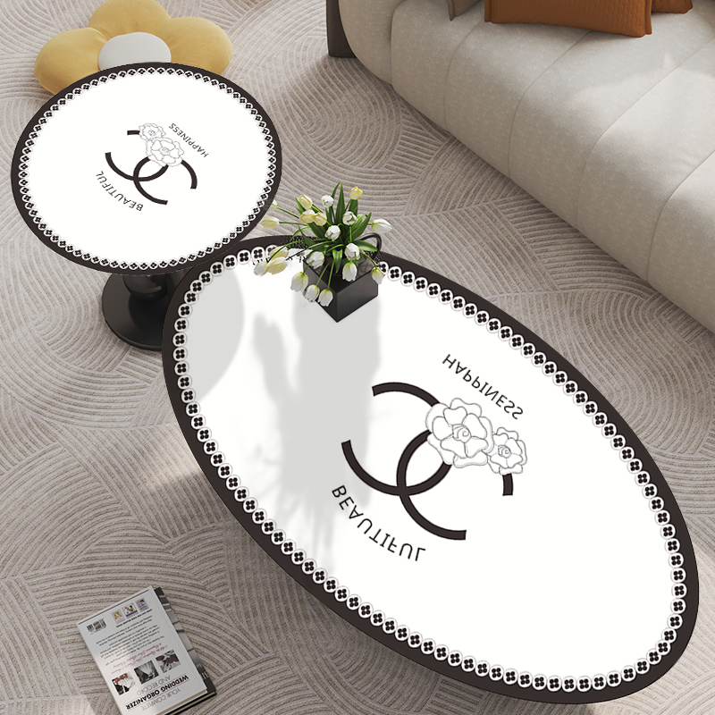 轻奢高级感长椭圆形桌垫