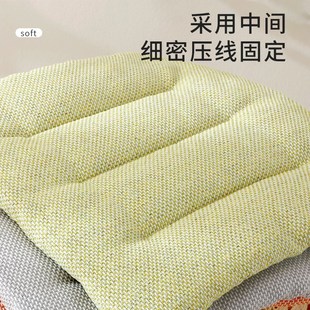 坐垫椅垫座垫凳屁垫子学生久坐纯色四季 简约清新透气防滑薄款 通用