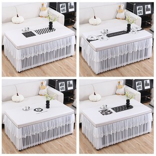 烤火桌子罩套2025新款长方形电炉罩套防水L防油烤火炉皮罩茶几罩