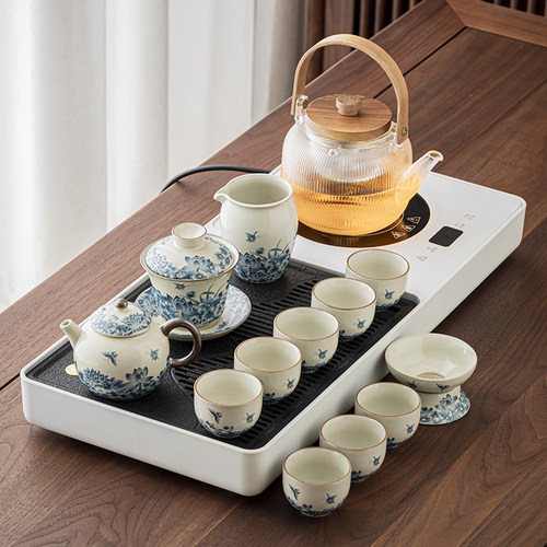 茶具套装家d用茶台茶盘全自动一体式家用小型现代排水式烧水煮茶