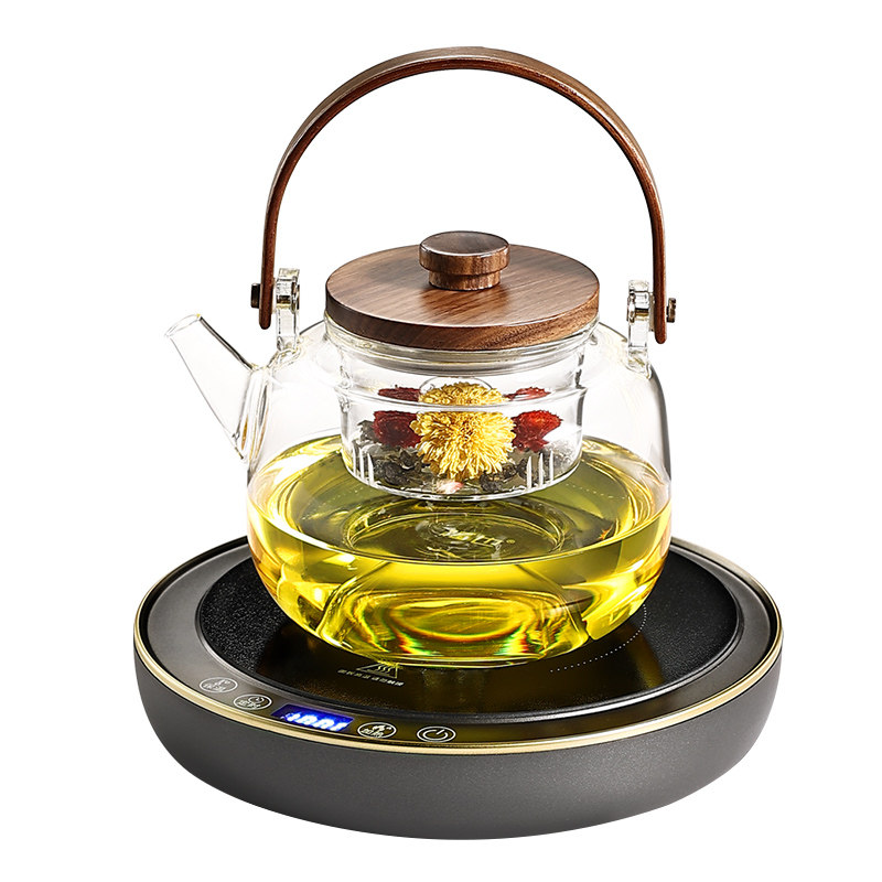 蒸汽喷淋式煮茶器j玻璃煮茶壶家用全自动电磁茶炉泡茶机养生小茶