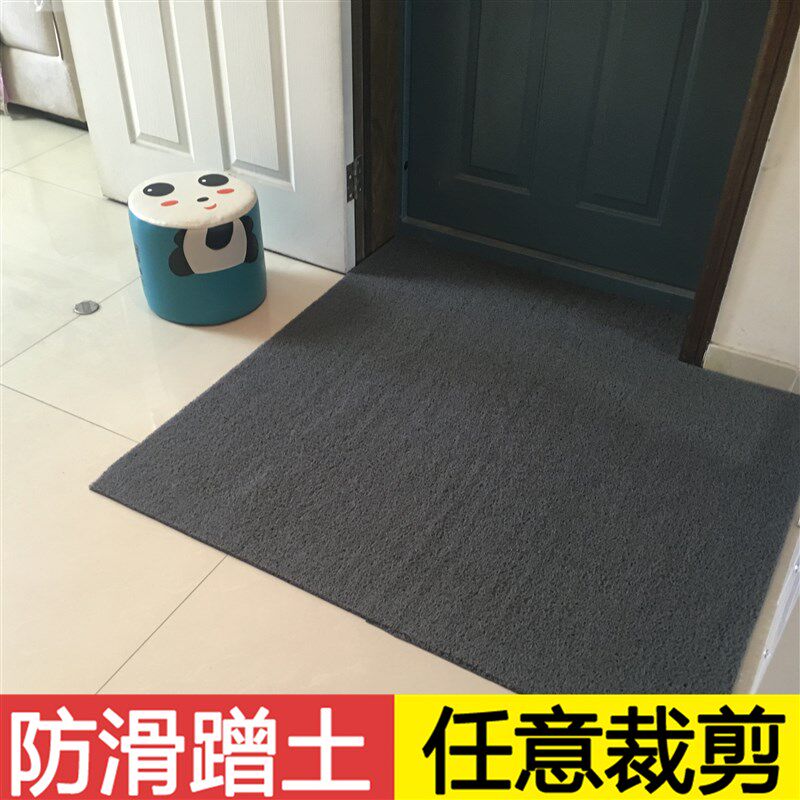 定做大红丝圈f加厚地毯地垫迎宾入户门垫定制剪裁防水防滑脚垫pvc
