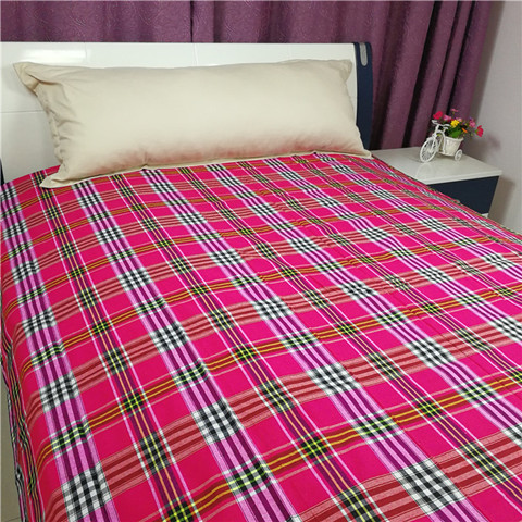 学生宿舍上下铺加厚款老粗布单双人床单大炕单1.1米1.2米1.5米