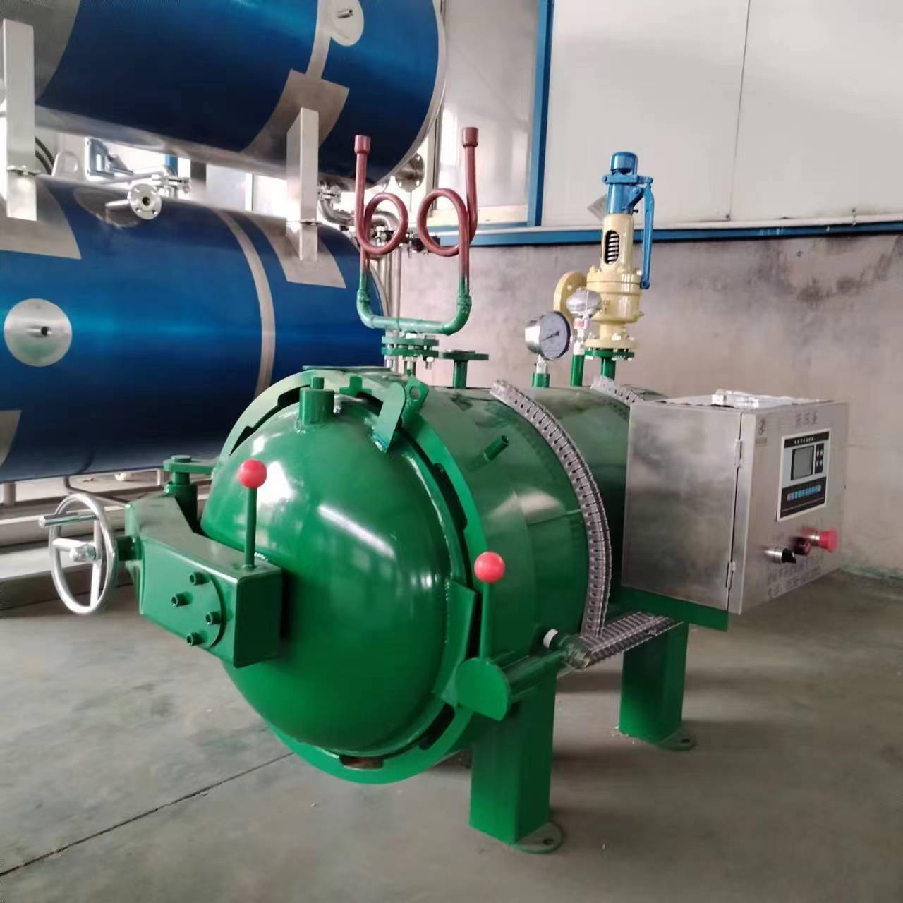 大型蒸压釜有机玻璃蒸压釜多功能蒸养釜石膏建筑材料蒸压釜