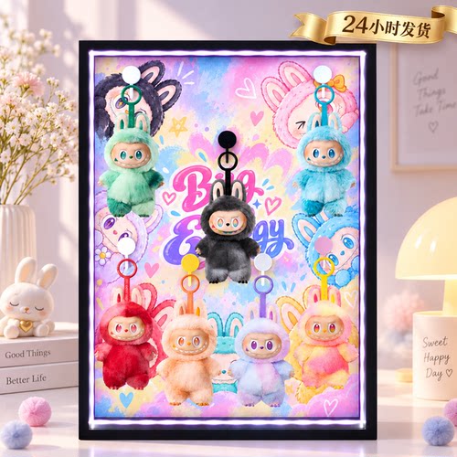 前方高能系列毛绒盲盒收纳展示盒