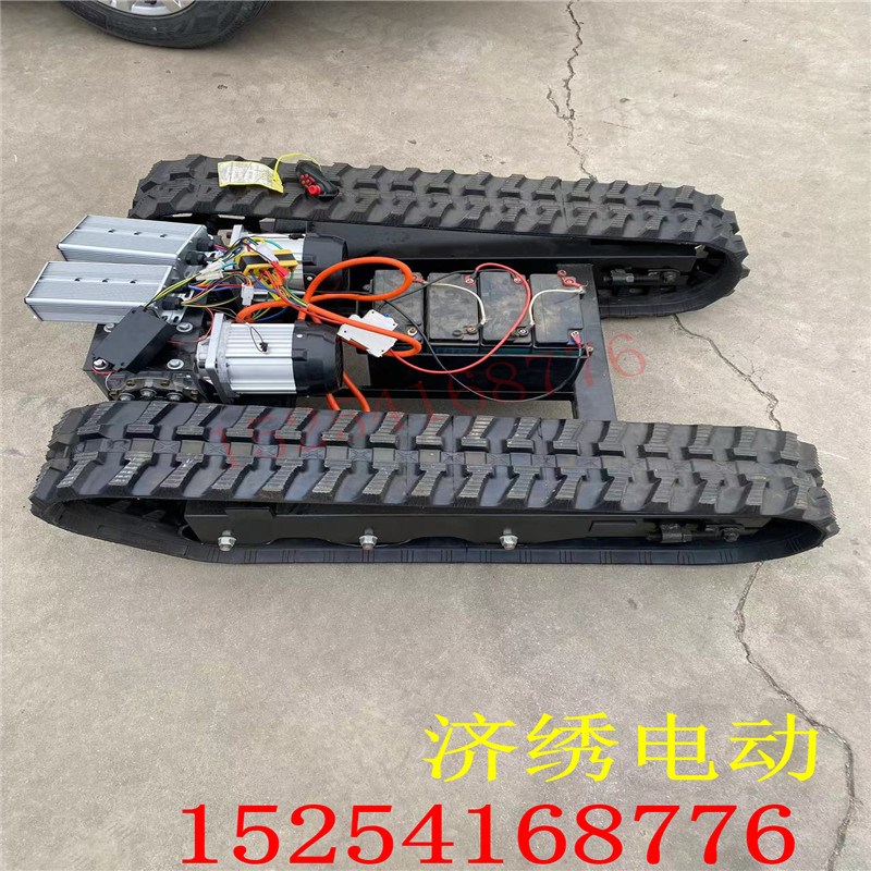 双电机驱动履带运输车底盘加遥控农用F爬山虎厂家果园全地形爬坡