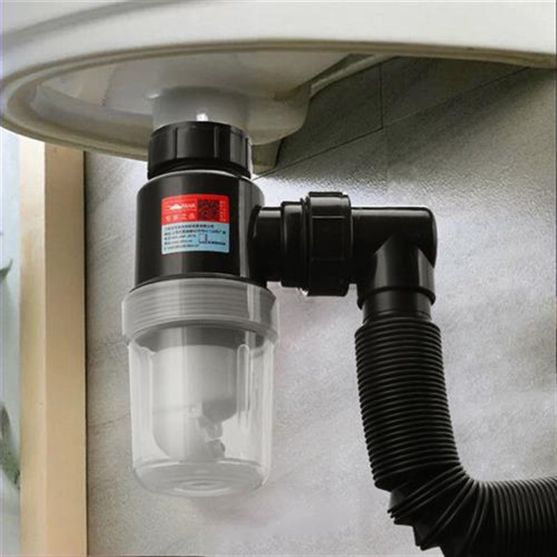 面台洗脸盆下水道管道排水管洗手盆池下水管O防臭器漏水塞软管配
