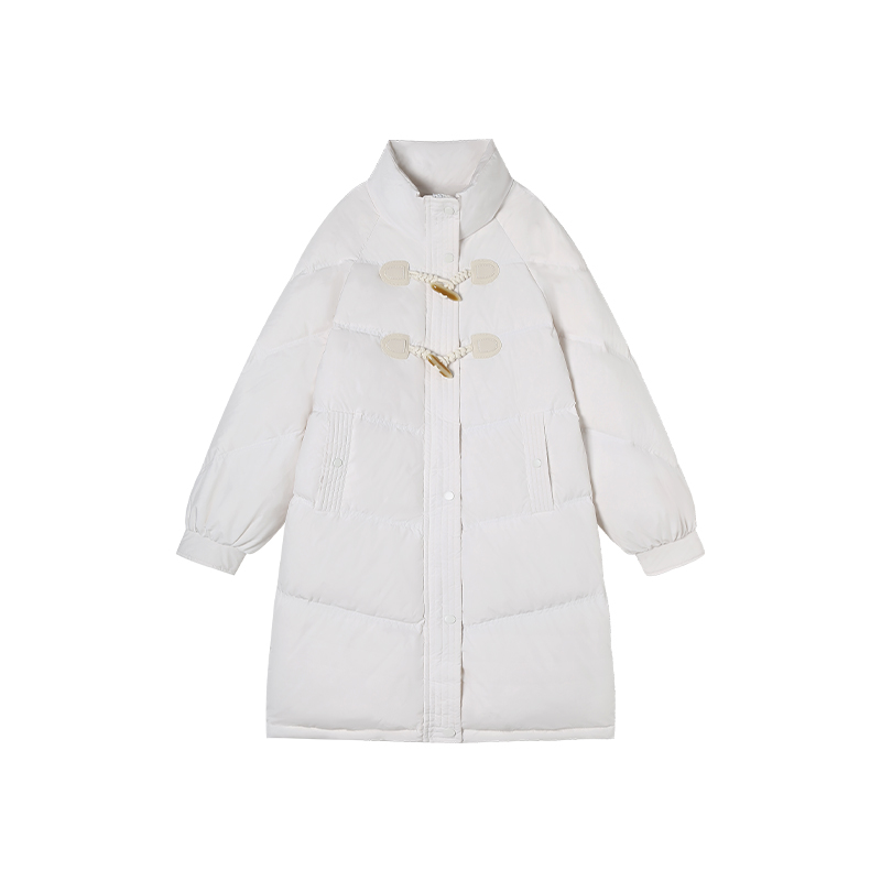 11-29H C新款甜美减龄牛角扣立领羽绒服 SHQN007