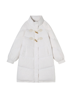 2-1F C 新款甜美减龄牛角扣立领羽绒服 SHQN007