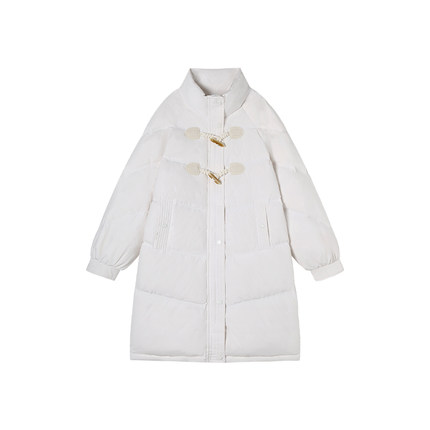 1-16H C 新款甜美减龄牛角扣立领羽绒服   SHQN007