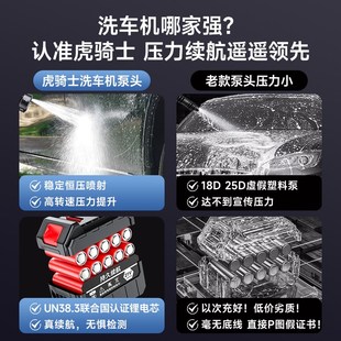 无刷洗车机家用高压水枪清洗神器车用手持无线大功率锂电强力洗地