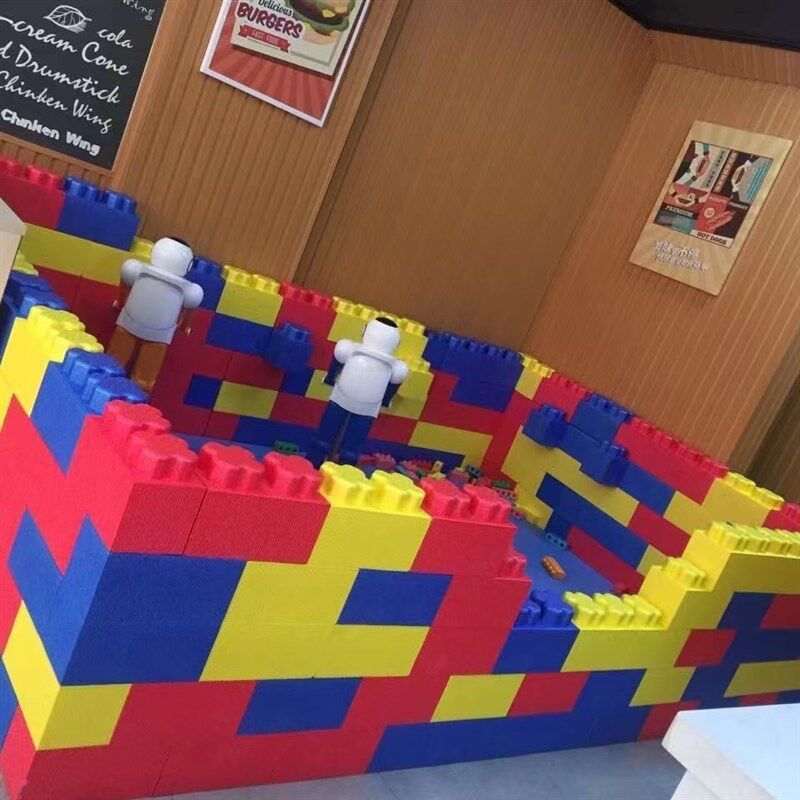 儿童epp积木乐园商场泡沫积木城堡墙围栏大块泡沫室内玩具游乐场