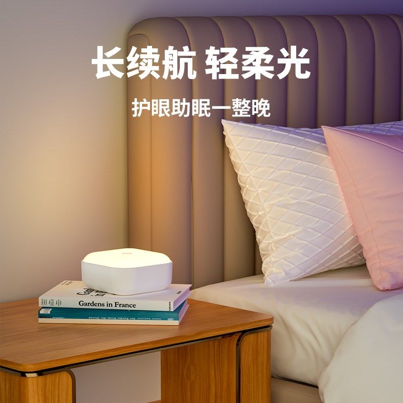 充电床头小夜灯卧室睡眠婴儿喂奶护眼触摸台灯超长续航磁吸照明灯,家装灯饰光源,小夜灯,淘宝优惠券,粉丝福利购,淘宝优惠卷