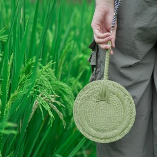 夏季手工蒲扇灯芯草扇子儿童宝宝扇草编出行扇老式草扇古风团扇