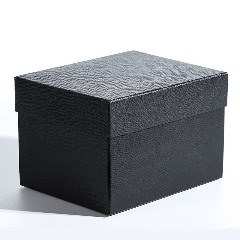 手表盒哑光黑色表盒木质首饰徽章会员卡包装盒收纳盒礼盒可定做