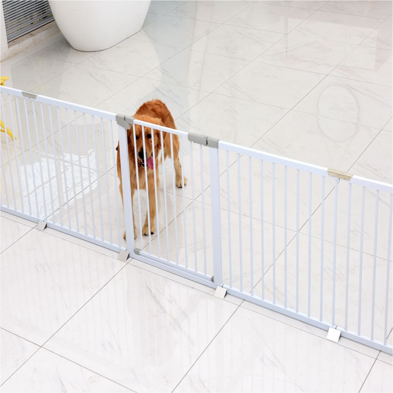 宠物加长围栏楼梯口门护栏大小型犬栅栏室内阳台狗狗隔离金毛泰迪