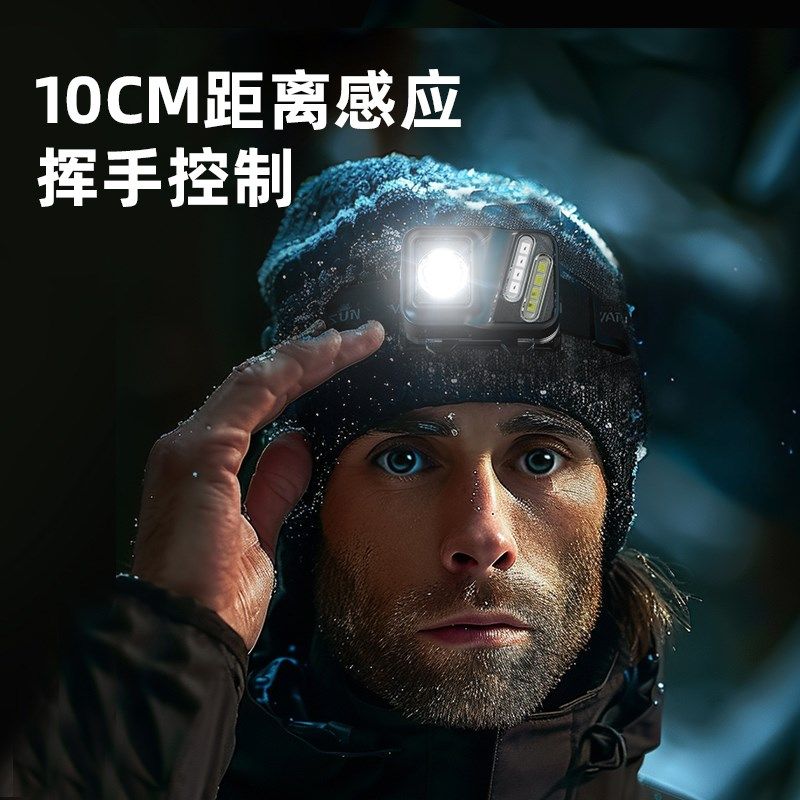 沃尔森夜钓头灯钓鱼专用强光充电超亮头戴式手电筒超长续航防水,户外/登山/野营/旅行用品,头灯,淘宝优惠券,粉丝福利购,淘宝优惠卷