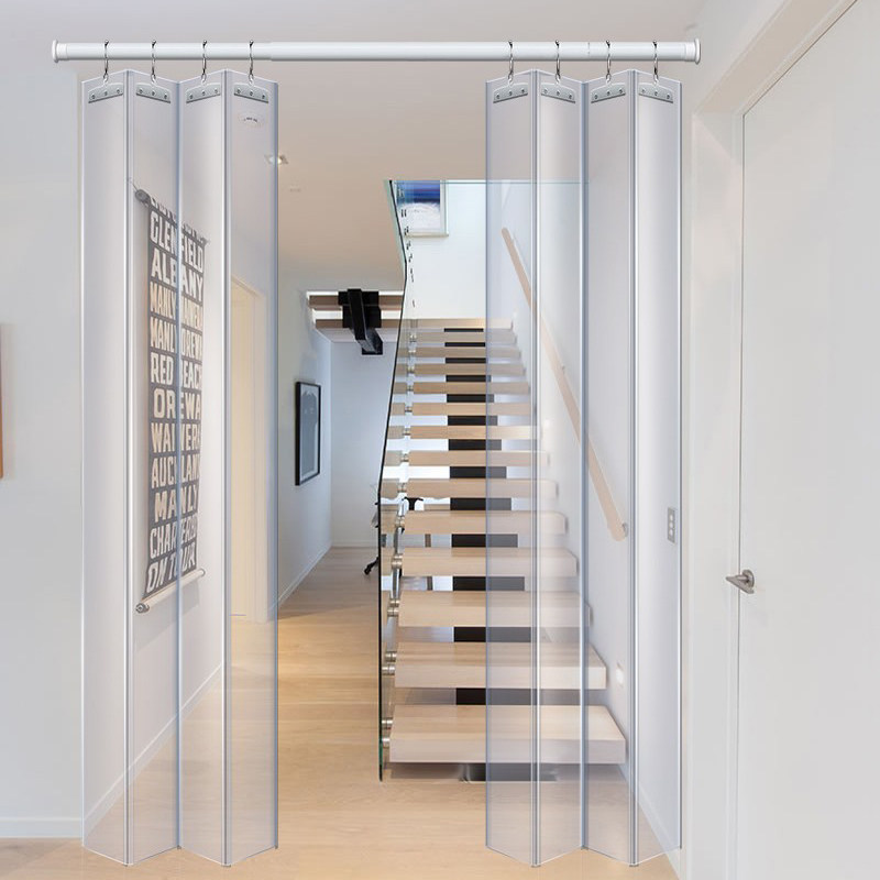 空调门帘防走冷透明软门帘冬季保暖防风塑料隔断挡风PVC帘免打孔