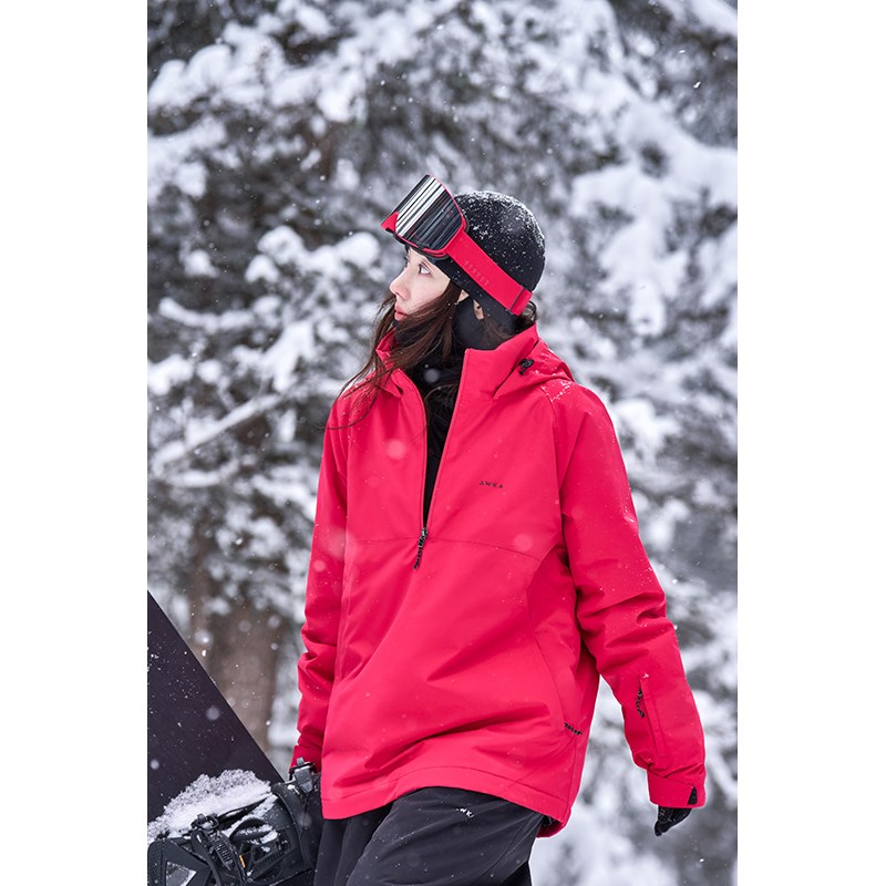 awka滑雪服女款男士2024新款3l专业防水滑雪卫衣单板上衣冬季防寒