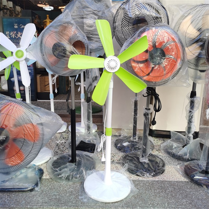 无网罩可摇头落地扇中格880a立式风扇台扇静音伸缩便携宿舍办公室