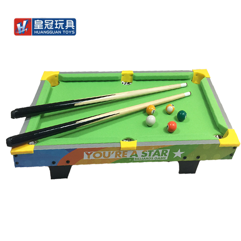 皇冠桌上台球桌面亲子游戏6台球桌玩具家用儿童生日礼物男美式黑8