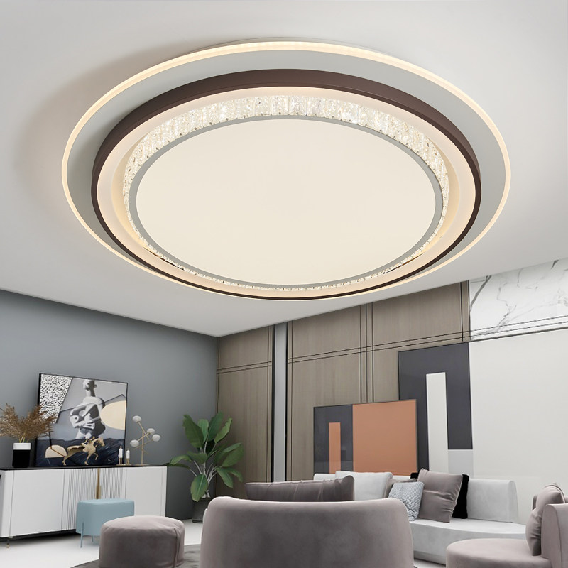 led吸顶灯 现代简约客厅灯家用轻奢卧室灯2021年新款80cm圆形大灯