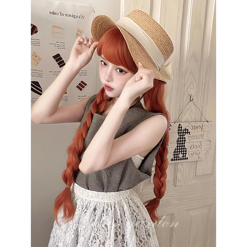 假发女长发网红日常长卷发自然齐刘海jk欧美田园时尚lolita全头套,美发护发/假发,日常整顶假发,淘宝优惠券,粉丝福利购,淘宝优惠卷