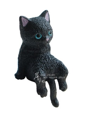 可爱睡觉猫咪礼物n扭蛋显示器装饰迷你电脑屏幕桌面边缘小摆件