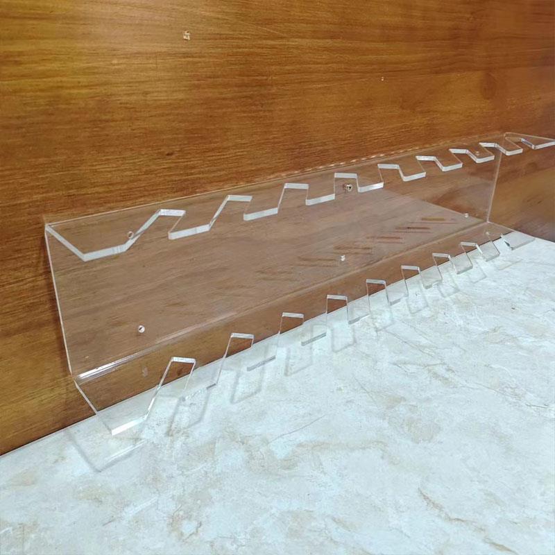 色板卡槽支架石材小样色卡展示架亚克力橱柜门板生态板玻璃样品架