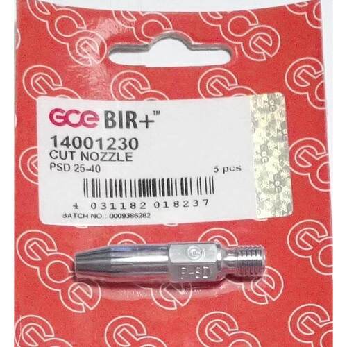GCE BIR CUT NOZZLE 瑞典捷仪 14001230 PSD高速机用割嘴丙烷天燃