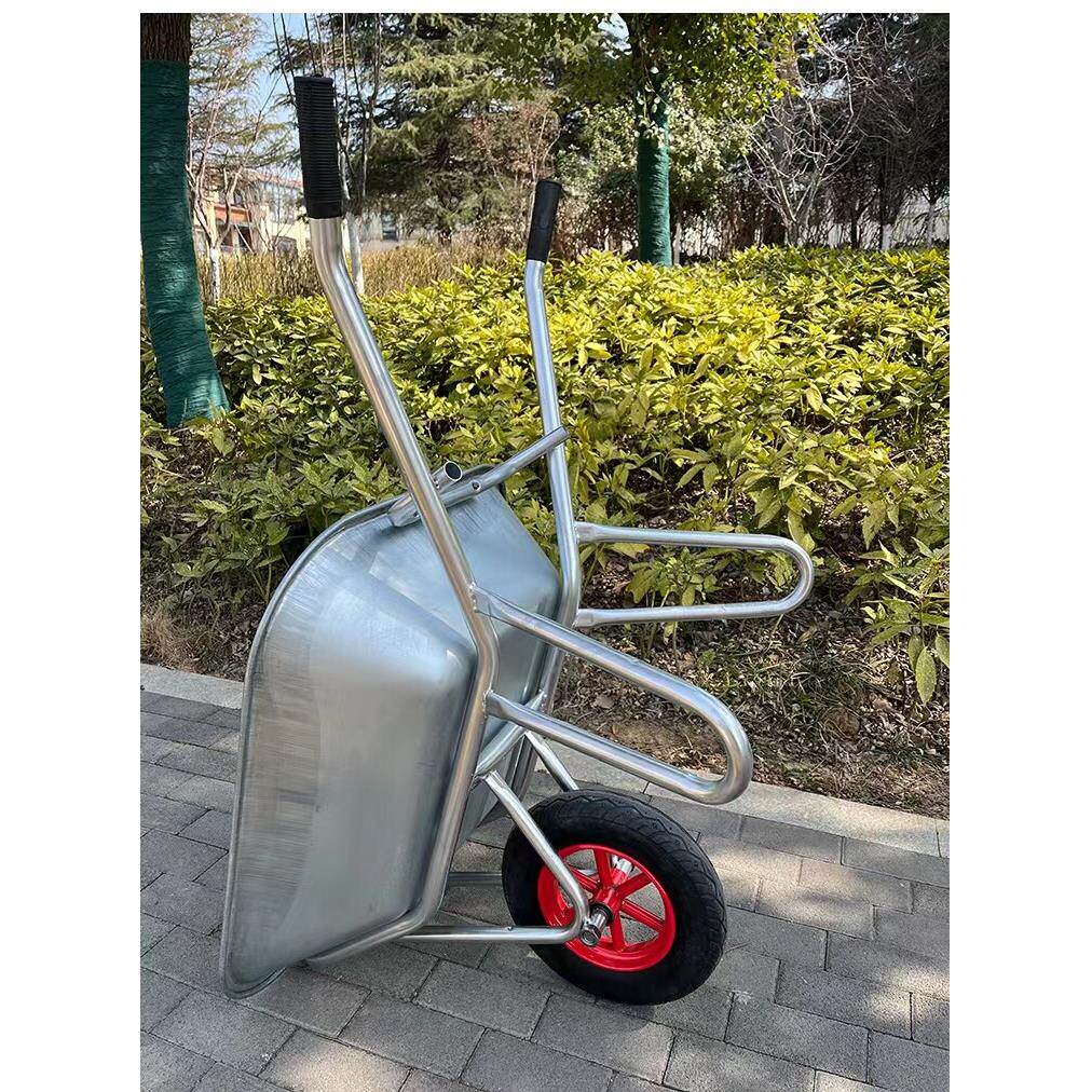 农用独轮小推车单轮货车推沙泥土花园垃圾建筑肥料工地手推车工具