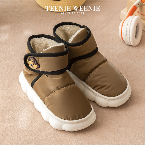 TeenieWeenie冬季保暖包跟拖鞋