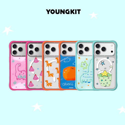 「棉花糖」youngkit猿气分体壳适用苹果17ProMax手机壳iPhone16外壳15pm保护套pro磁吸max女款卡通创意ip个性