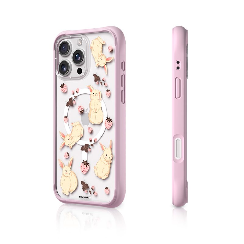 「动感II甜心乐园」YOUNGKIT猿气适用苹果17promax手机壳新款外壳iPhone16保护壳磁吸防摔简约iphone15pro
