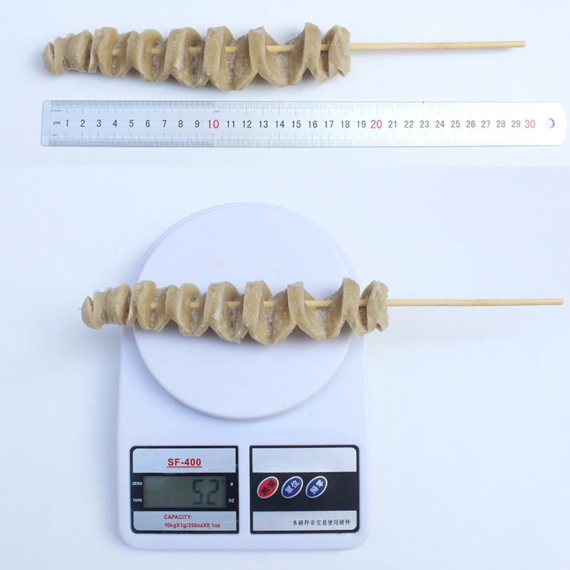 新货李华丰50g面筋串20支/包纯手工面筋商用烧烤炸串食材手撕烤面